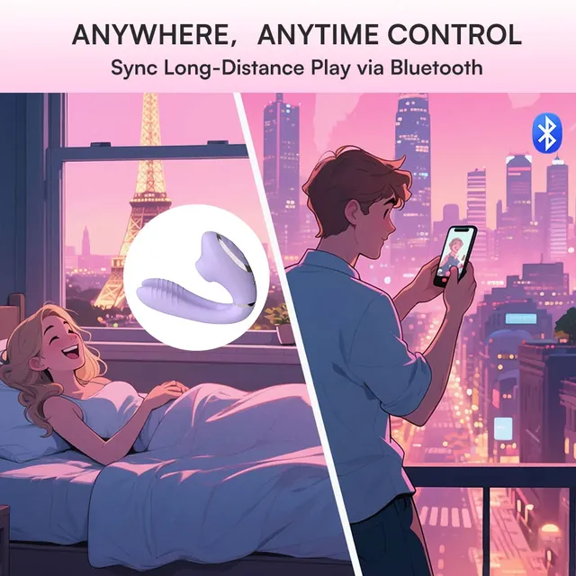 Smart Suction Vibrator UAE – Phone-Controlled Air Pulse — photo 8