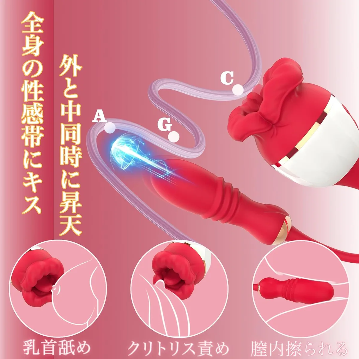 Dual Stimulation Vibrator UAE – Licking & Thrusting Combo