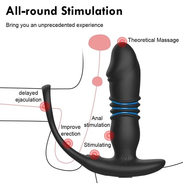 Retractable Anal Vibrator UAE – Dual Motor Silicone Device