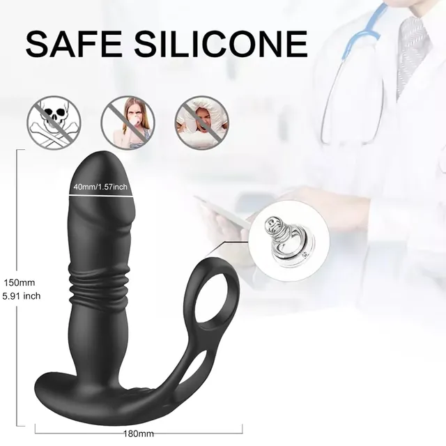 Retractable Anal Vibrator UAE – Dual Motor Silicone Device — photo 8