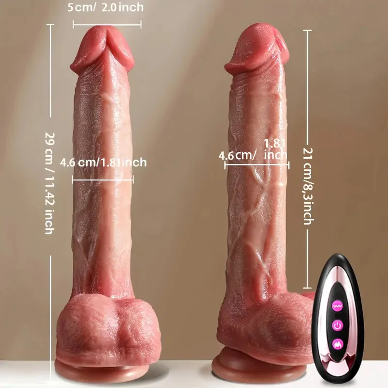 Heating Vibrating Dildo UAE – Telescopic Motion & Remote