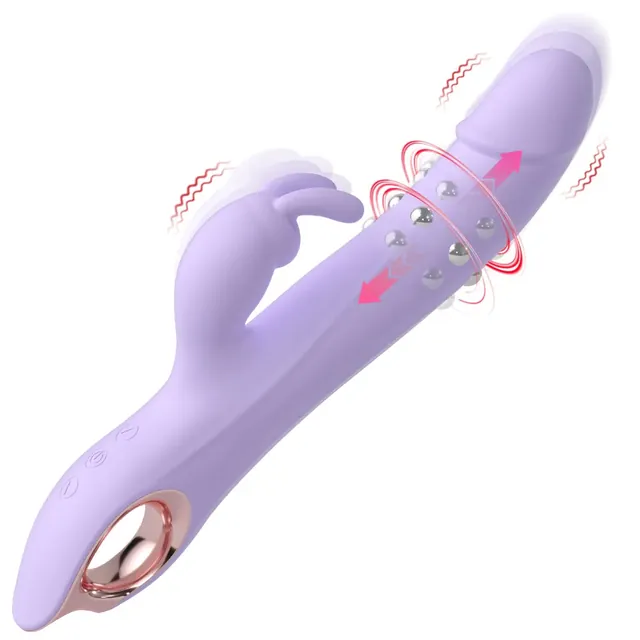 Rabbit Vibrator UAE – Rotating Beads & Thrusting Shaft