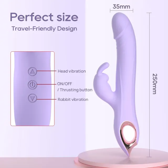 Rabbit Vibrator UAE – Rotating Beads & Thrusting Shaft — photo 11