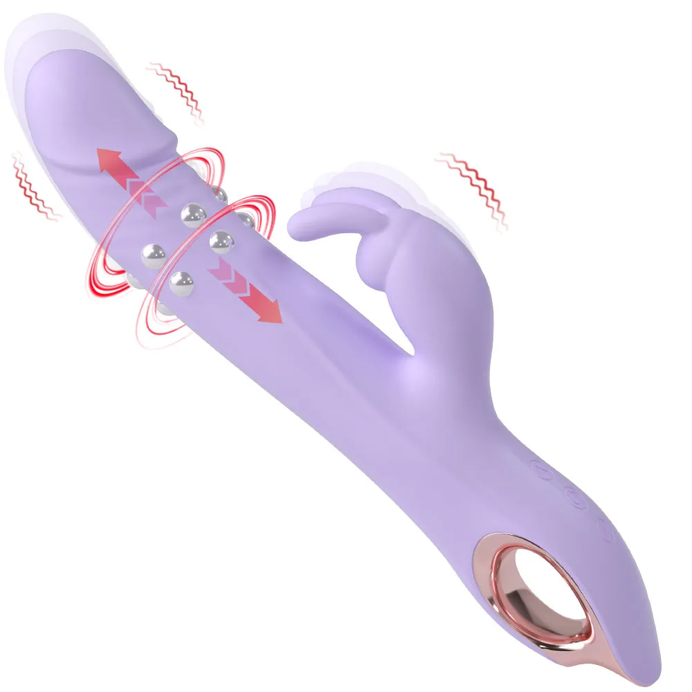Rabbit Vibrator UAE – Rotating Beads & Thrusting Shaft