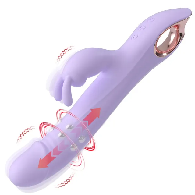 Rabbit Vibrator UAE – Rotating Beads & Thrusting Shaft — photo 4