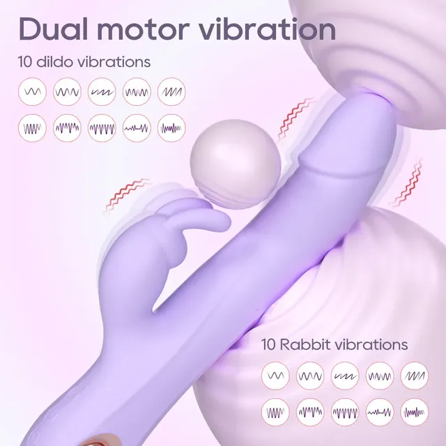 Rabbit Vibrator UAE – Rotating Beads & Thrusting Shaft — photo 6