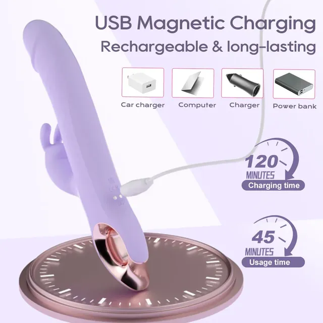 Rabbit Vibrator UAE – Rotating Beads & Thrusting Shaft — photo 10