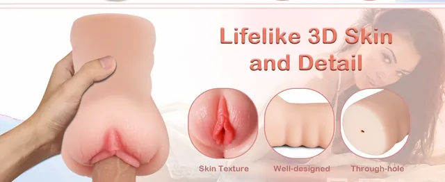 Soft Real Feel Masturbator 570g UAE – Dual Channel Device — photo 10