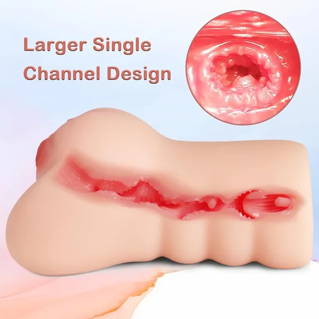 Soft Real Feel Masturbator 570g UAE – Dual Channel Device — photo 4