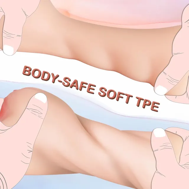 Soft Real Feel Masturbator 570g UAE – Dual Channel Device — photo 5