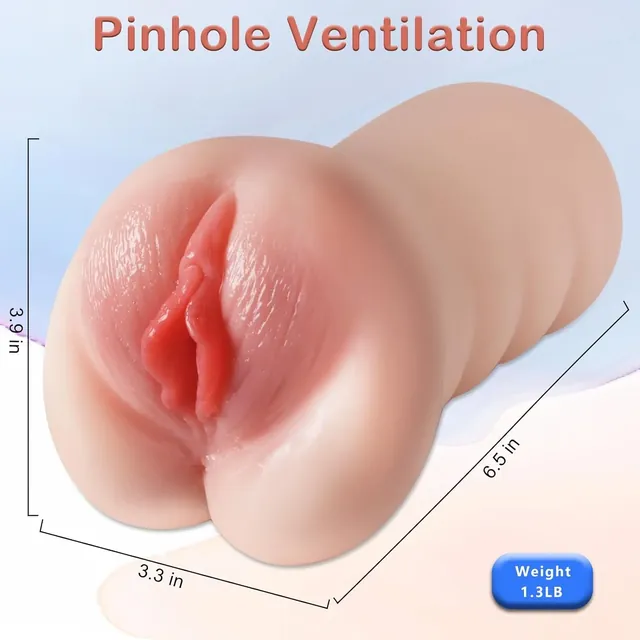 Soft Real Feel Masturbator 570g UAE – Dual Channel Device — photo 6
