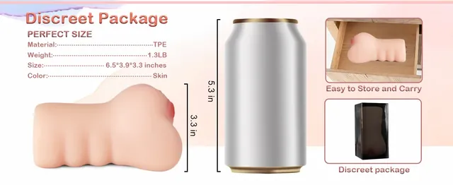 Soft Real Feel Masturbator 570g UAE – Dual Channel Device — photo 7