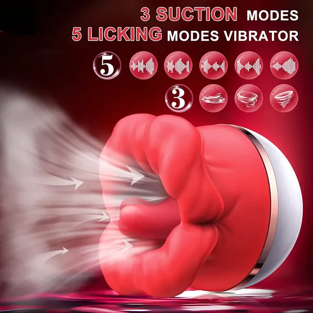 Rose Vibrator UAE – Licking Head & Air Pulse Suction