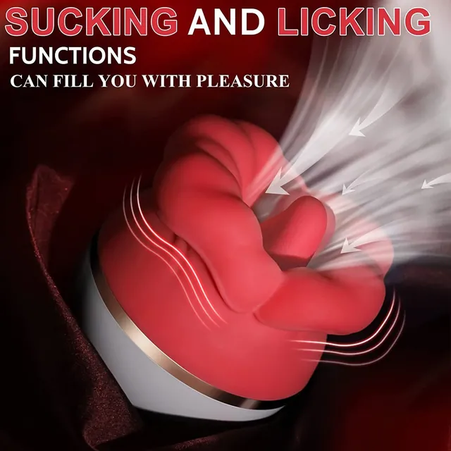 Rose Vibrator UAE – Licking Head & Air Pulse Suction