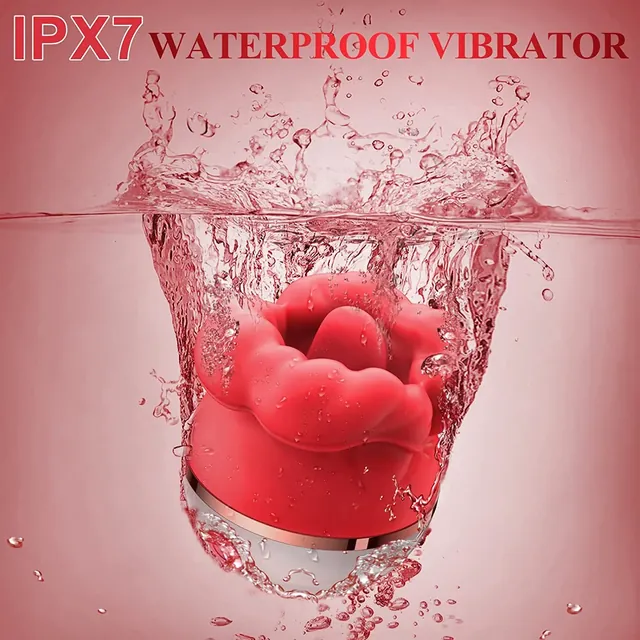 Rose Vibrator UAE – Licking Head & Air Pulse Suction — photo 4