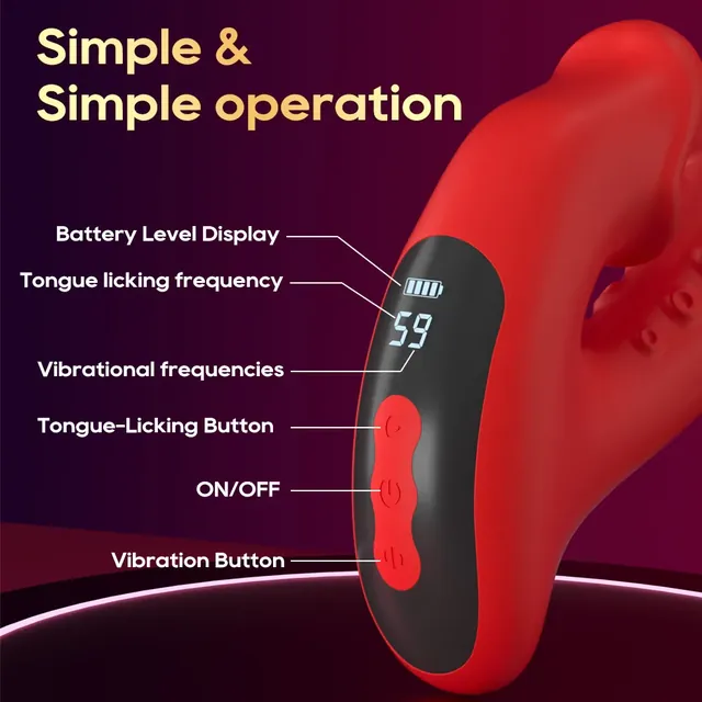 Tongue Licking Vibrator UAE – Soft Pulse Simulation Device — photo 11