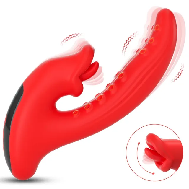 Tongue Licking Vibrator UAE – Soft Pulse Simulation Device — photo 4