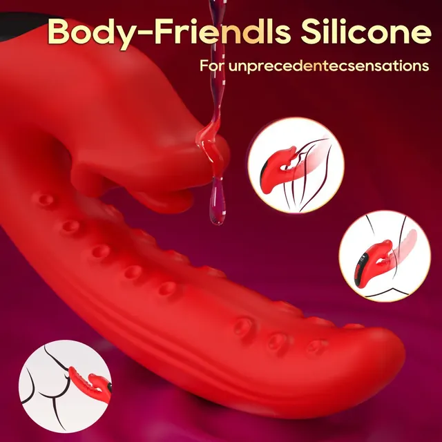 Tongue Licking Vibrator UAE – Soft Pulse Simulation Device — photo 6