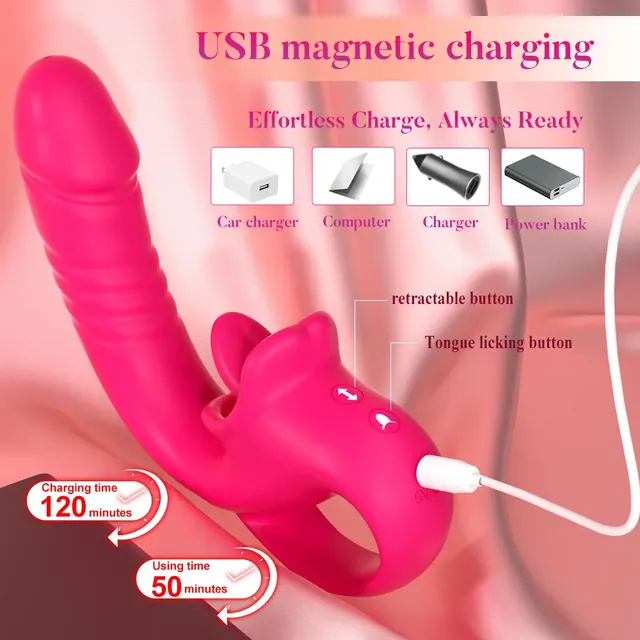 Triple Motor Thrusting Vibrator UAE – Adjustable Deep Motion — photo 7
