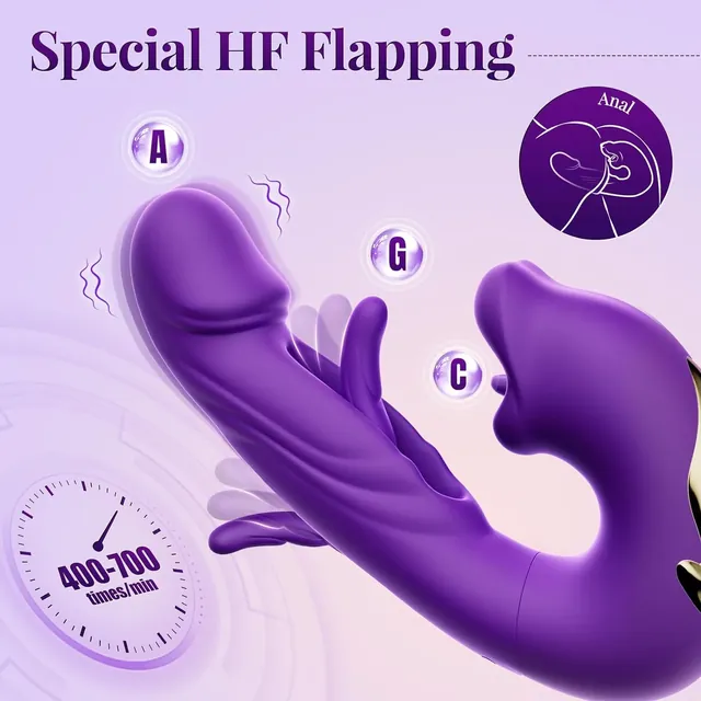 Triple Stimulation Vibrator UAE – Suction, Tapping & Vibration